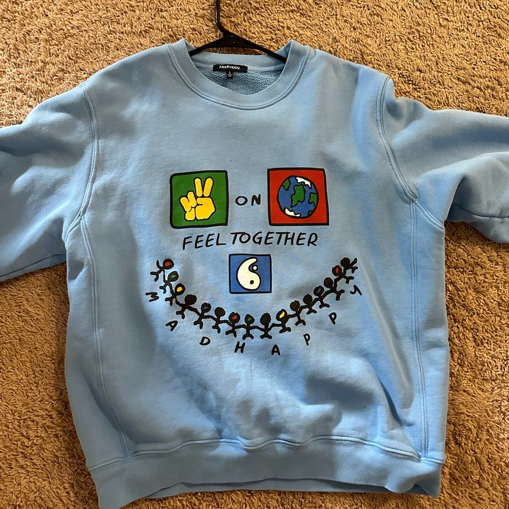mad happy crewneck